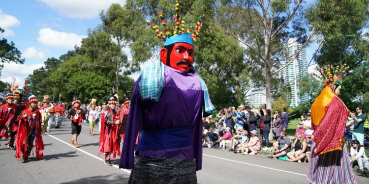 Ondel-Ondel Betawi Mencuri Perhatian di Moomba Festival 2020, Melbourne
