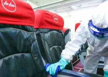 Cegah Wabah Covid-19, AirAsia Indonesia Sterilkan Seluruh Pesawat