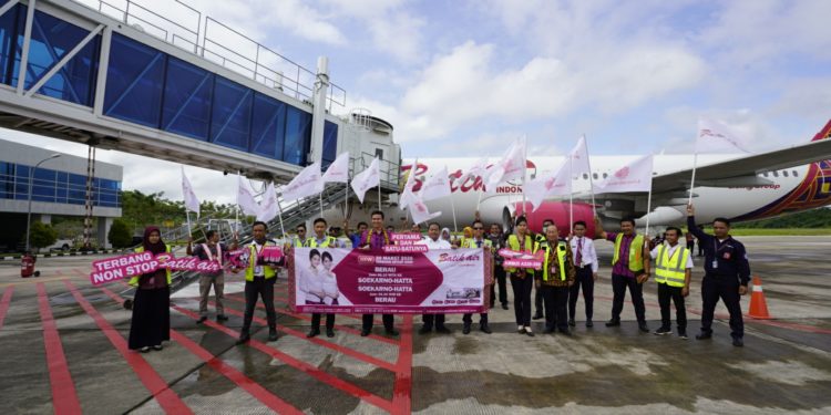 Batik Air Mulai Operasikan Penerbangan Non Stop Jakarta – Berau