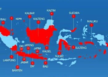 Indonesia Dikepung Wabah Covid-19,  Penyebaran Virus Sudah Jangkau 27 Provinsi
