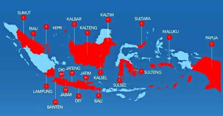 Indonesia Dikepung Wabah Covid-19,  Penyebaran Virus Sudah Jangkau 27 Provinsi