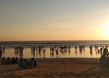 Cegah Wabah Covid-19, Pantai Kuta Bali Ditutup Total