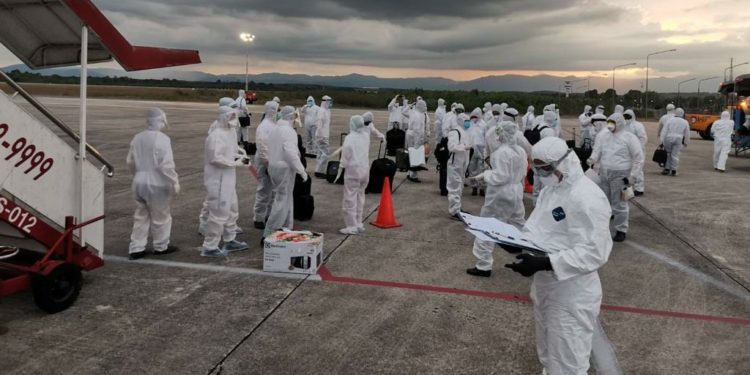 111 Warga Thailand Dievakuasi dari Indonesia Menggunakan Thai Lion Air