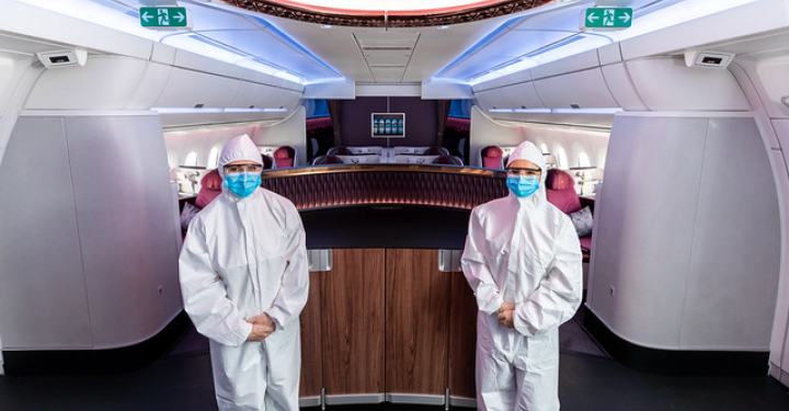 Qatar Airways Perkenalkan Protokol Keselamatan bagi Penumpang dan Awak Kabin