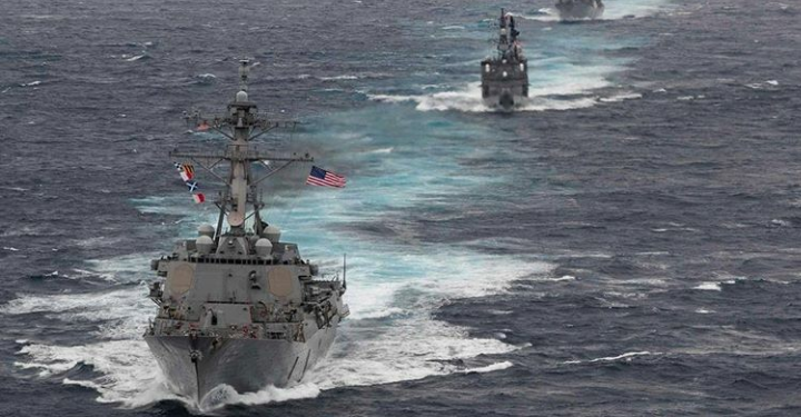 Eskalasi Memanas, China Usir Kapal Perang Amerika dari Laut China Selatan
