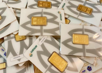 Harga Emas Antam Melemah Rp888 Ribu/Gram