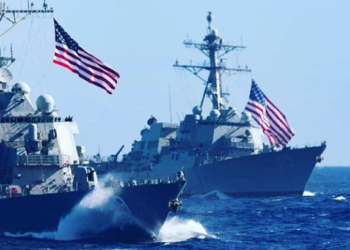 Kapal Perang Amerika Kian Hilir Mudik di Selat Taiwan