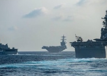 3 Kapal Induk AS Sudah di ‘Pintu Gerbang’ Laut China Selatan