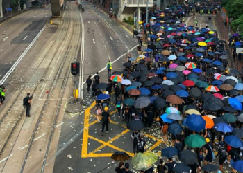 Tolak UU Keamanan, Demonstran di Hong Kong Gelar Aksi Tutup Mulut