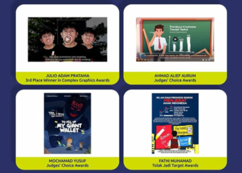 4 Talenta Indonesia Juarai Kompetisi Desain Visual Tingkat Global