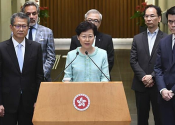 Amerika Jatuhkan Sanksi ke Pemimpin Eksekutif Hong Kong Carrie Lam