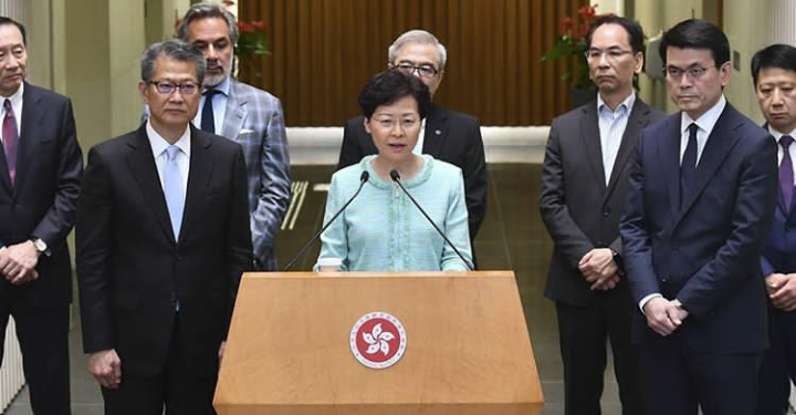 Amerika Jatuhkan Sanksi ke Pemimpin Eksekutif Hong Kong Carrie Lam