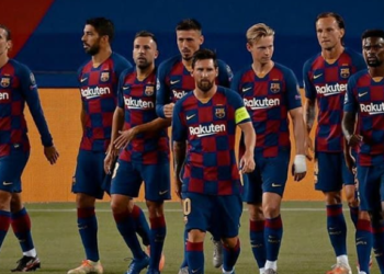 Messi Fantastis, Barcelona Akhiri Perjalanan Napoli di Liga Champions