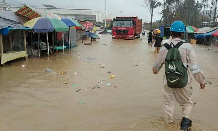 Dikepung Banjir, Aktivitas Indonesia Weda Bay Industrial Park Lumpuh 1