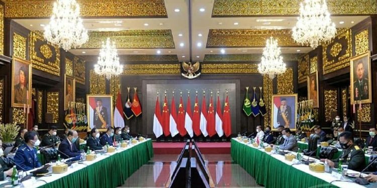 Menhan China dan Indonesia Bahas Stabilitas di Asia Pasifik