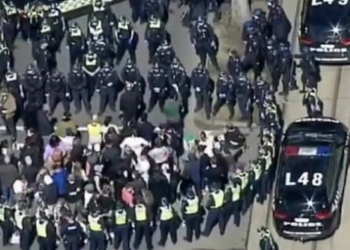 Protes Lockdown di Melbourne, 74 Orang Demonstran Ditangkap