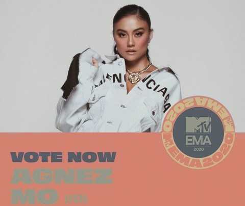 Penyanyi Indonesia Agnez Mo Masuk Nominasi MTV Europe Music Awards 2020 1