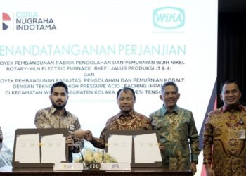 Hilirisasi Nikel Indonesia, WIKA-CNI Kolaborasi Bangun Industri Smelter di Kolaka