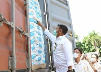 Indonesia Ekspor Perdana 327 MT Pakan Ternak Trytophan Granule ke Asia dan Eropa
