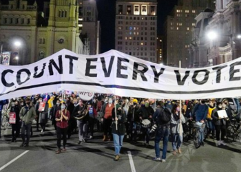 Hasil Pilpres AS Buram, Kerusuhan Pecah di New York