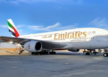 Emirates A380 touches down in Amman