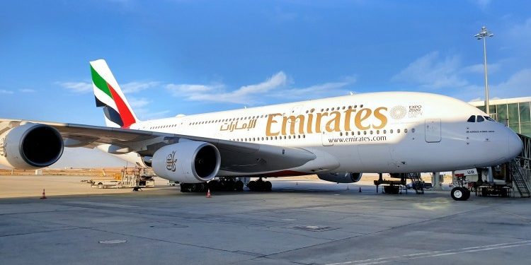 Emirates A380 touches down in Amman
