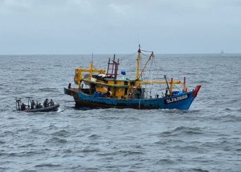 ILEGAL FISHING: Satgas 115 Indonesia Ringkus Kapal Berbendera Malaysia