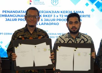 PT CNI dan PT PP Lanjutkan Kolaborasi Pembangunan Smelter Ferronickel