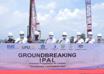 Didukung Australia, Investasi IPAL Senilai Rp1,2 Triliun di Palembang Mulai Dibangun
