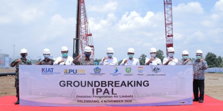 Didukung Australia, Investasi IPAL Senilai Rp1,2 Triliun di Palembang Mulai Dibangun