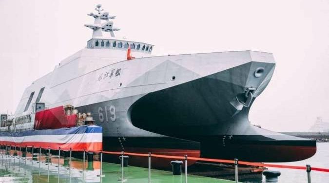 Taiwan Luncurkan Kapal Korvet Penghancur Kapal Induk