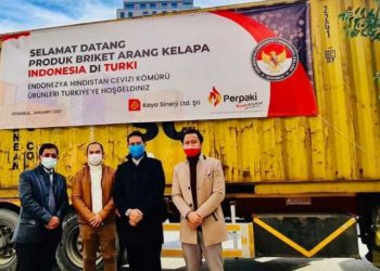 Indonesia Ekspor 20 Ton Briket Arang Kelapa ke Turki