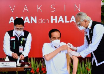 Indonesia Mulai Vaksinasi Covid-19, Presiden Jokowi Disuntik Pertama