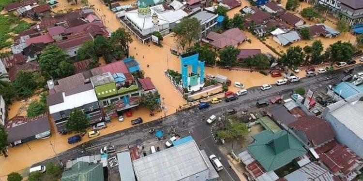 Banjir Lumpuhkan Kalimantan Selatan, 10 Kabupaten/Kota Terdampak