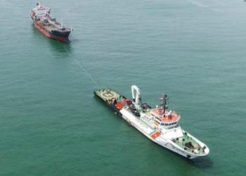 Pengawas Laut Indonesia Evakuasi  Kapal Mongolia di Kepulauan Riau