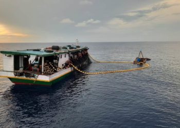 ILEGAL FISHING: Indonesia Tangkap 7 Kapal dalam Kurun Waktu Sebulan