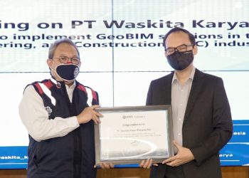 Waskita Karya dan Esri Indonesia Kolaborasi Proyek Landmark Berbasis GeoBIM