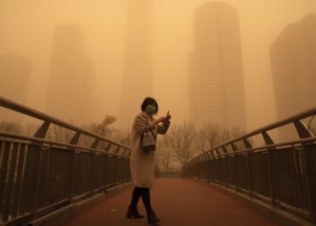 Dampak Perubahan Iklim, Beijing Diterjang Badai Pasir