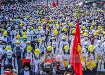 Krisis Myanmar: Serikat Pekerja Mogok Total, Ekonomi Lumpuh
