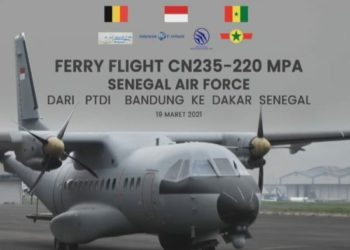 PT Dirgantara Indonesia Ekspor Pesawat  CN235-220 ke Senegal