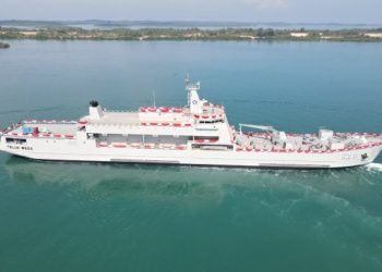 Indonesia Luncurkan Kapal Perang Pengangkut Tank