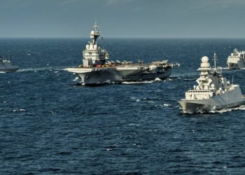 Kapal Induk Nuklir Prancis, Charles de Gaulle Siaga di Abu Dhabi 1