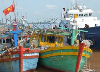 5 Kapal Vietnam Spesialis Pemburu Cumi Diringkus di Laut Natuna Utara