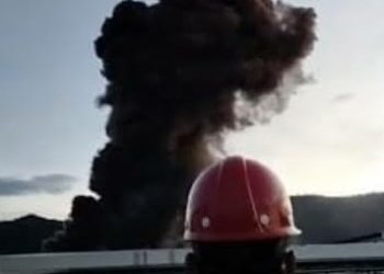 Smelter Nikel Perusahaan China PT IWIP Terbakar Hebat, Belasan Orang Terluka