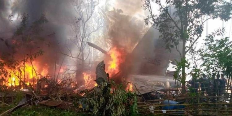 Kecelakaan Pesawat Militer di Filipina, 29 Orang Tewas