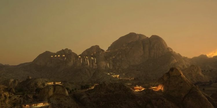 Arab Saudi akan Bangun Desert Rock, Resort di Pegunungan 1