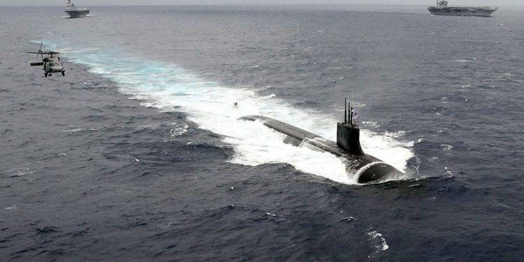 Tabrak Gunung di Laut China Selatan, Komandan Kapal Selam AS Dicopot 1