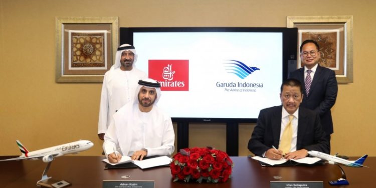 Emirates Sambut Antusias Kerjasama dengan Garuda Indonesia 