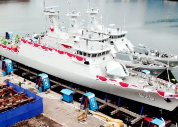 Indonesia Luncurkan Kapal Cepat Rudal 60 Meter yang Kelima