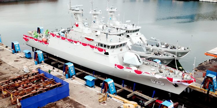 Indonesia Luncurkan Kapal Cepat Rudal 60 Meter yang Kelima